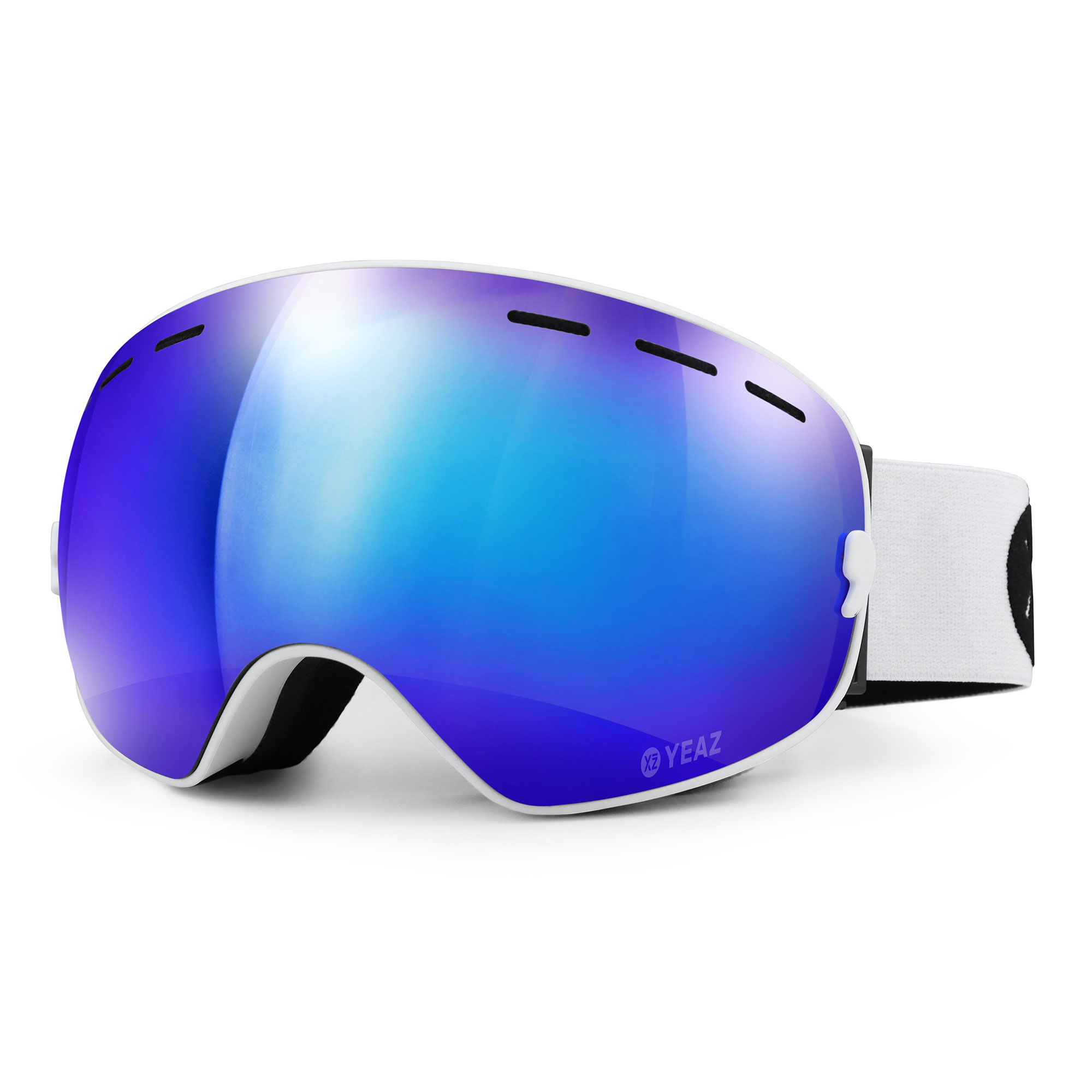 XTRM-SUMMIT Ski- Snowboard goggles with Ski- YEAZ white/white YEAZ | goggles | | frame Snowboard band/black logo 