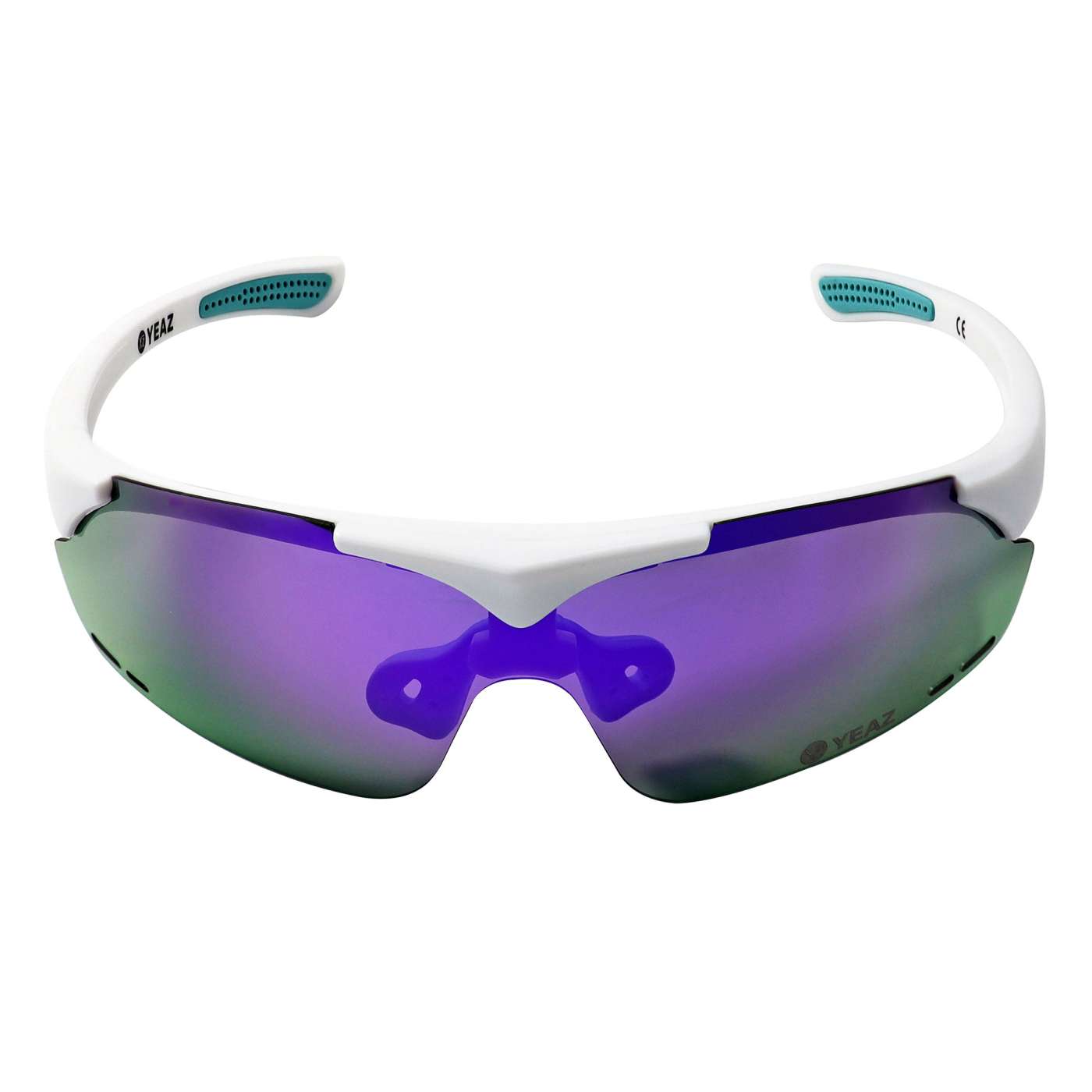 SUNUP Magnetic sports sunglasses matt white / Full Revo