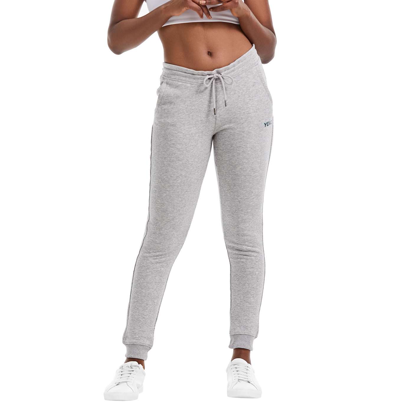 【COSYHARU】Mesh sideline pants 3 Pcs Women's Casual Loose Wide Leg Pant Crossover High