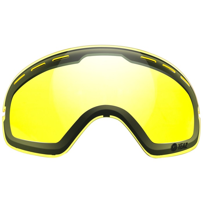 XTRM-SUMMIT CLOUDY Écran interchangeable jaune pour masque sans monture