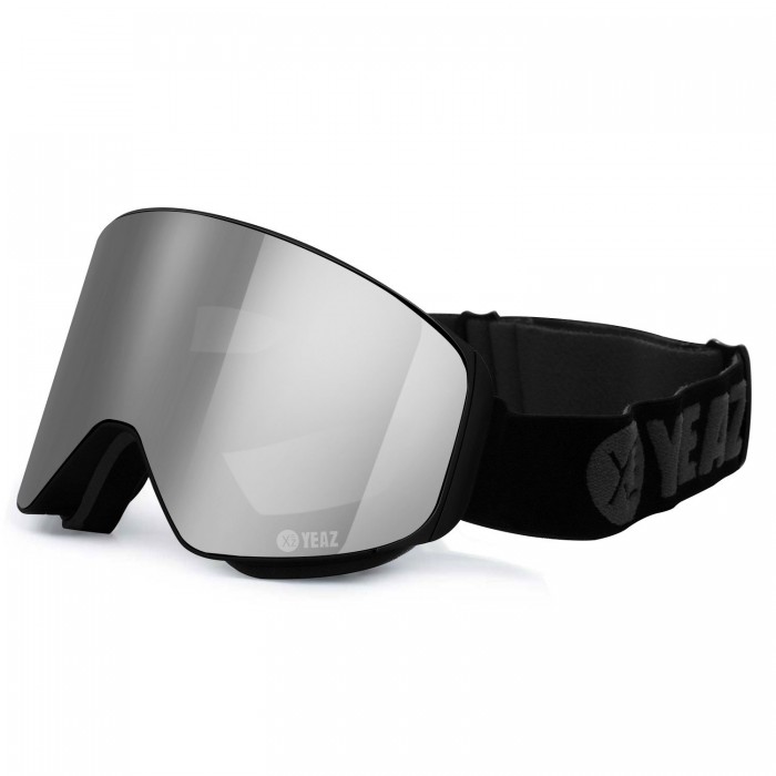 APEX Masque de ski/snowboard avec écran aimanté argenté/gris