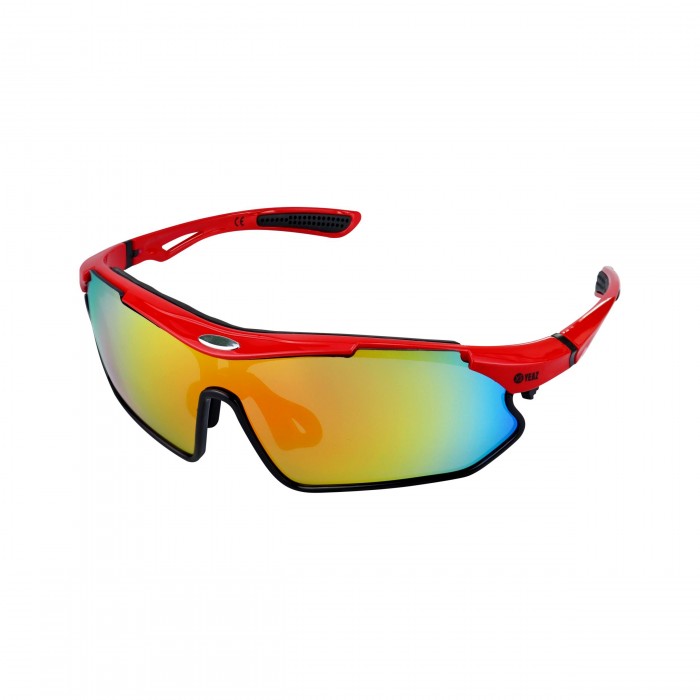 SUNRAY Sport-Sonnenbrille rot/schwarz/rot