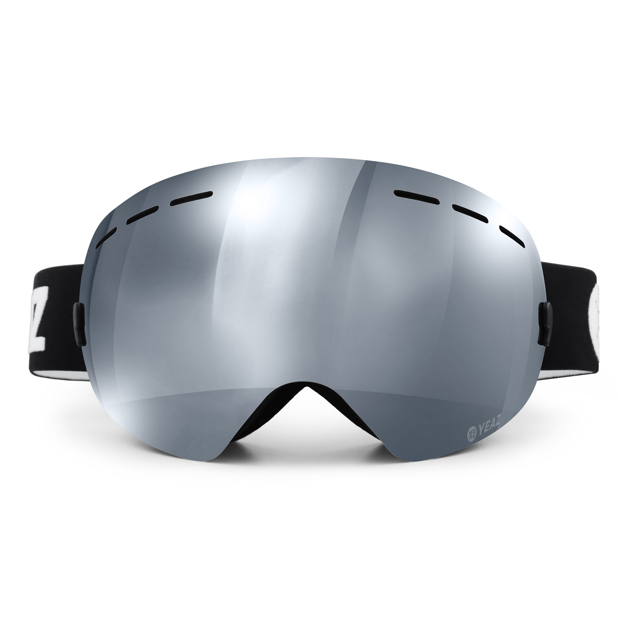 XTRM-SUMMIT Ski- Snowboardbrille ohne Rahmen silber verspiegelt 