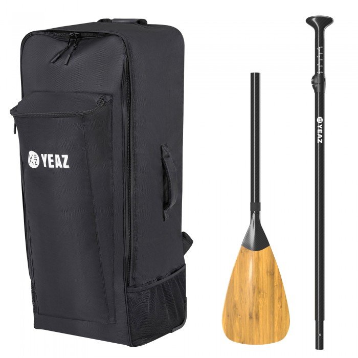 KIT PLUS Trolley-Rucksack und Carbon/Bambus-Paddel