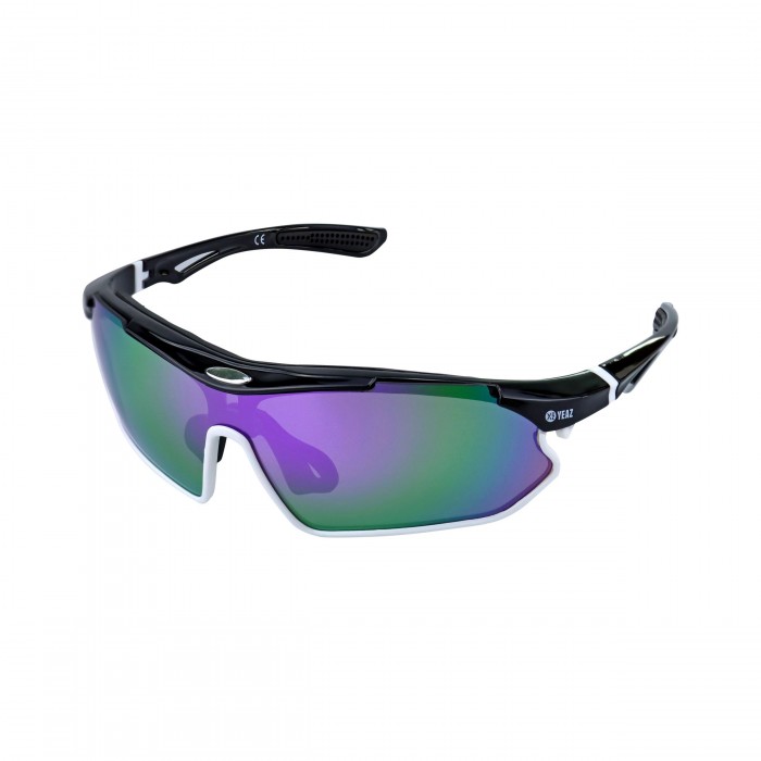 SUNRAY Sport-Sonnenbrille schwarz/weiß/lila