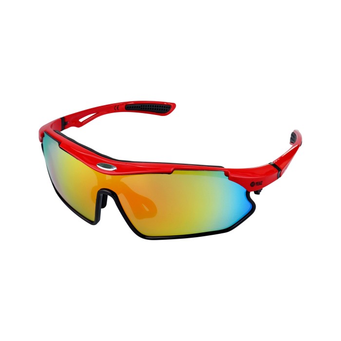 SUNRAY Sport-Sonnenbrille rot/schwarz/rot