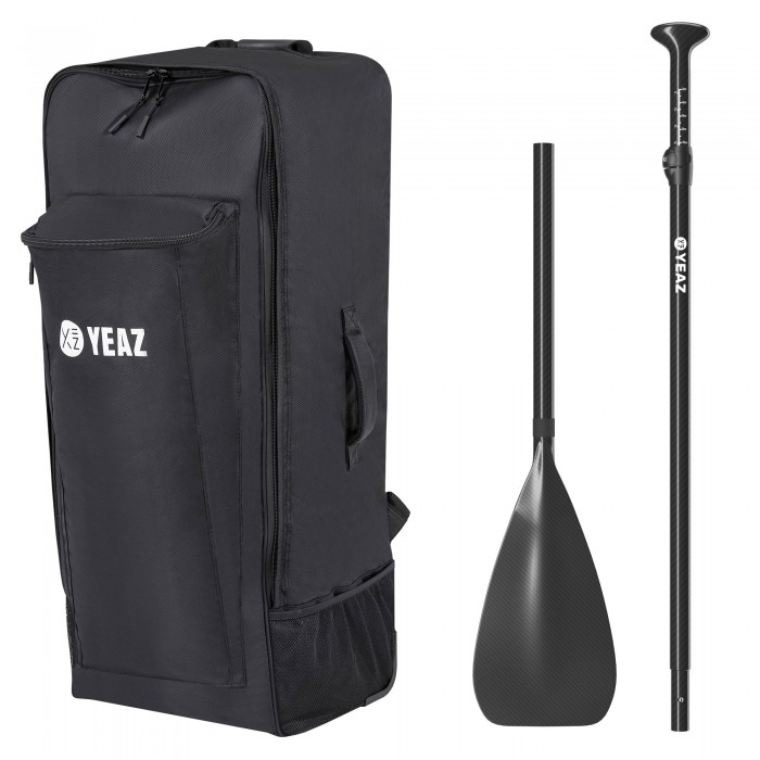 KIT PRO Trolley-Rucksack und Carbon-Paddel