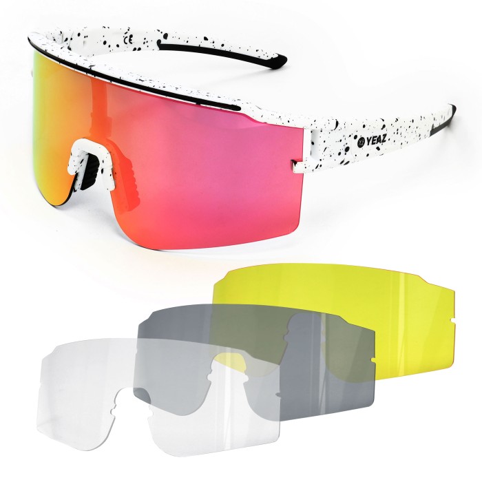 SUNTHRILL Set Sports Sunglasses Black