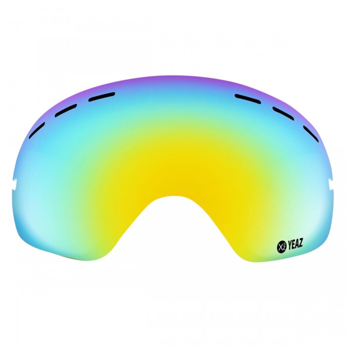 XTRM-SUMMIT Écran de remplacement pour masque de ski XTRM-SUMMIT avec monture jaune