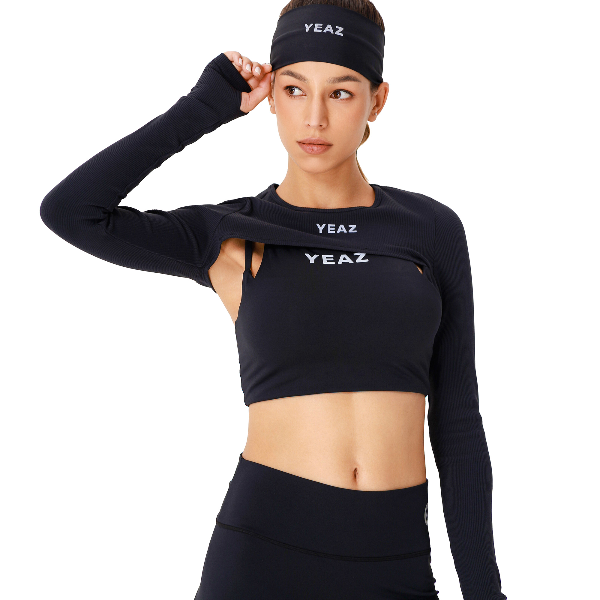 トップス BECOME TREE DUBLE CUFFS CROPED SHIRTS TRUTH Super Crop Top | Tops | YEAZ | YEAZ