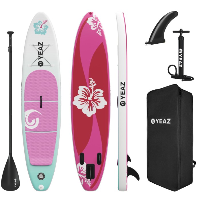 NAIA - EXOTRACE PRO - SUP-Board mit Paddel, Pumpe und Rucksack