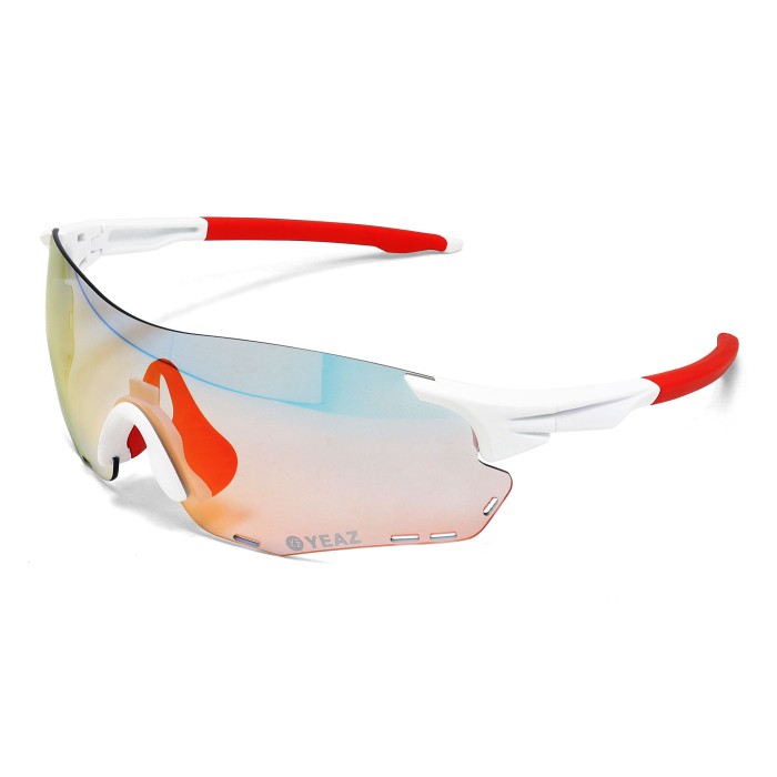 SUNELATION Sport Sunglasses white / red