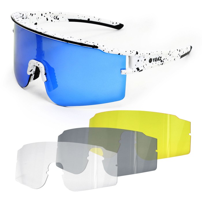 SUNTHRILL Set Sport-Sonnenbrille schwarz/grün