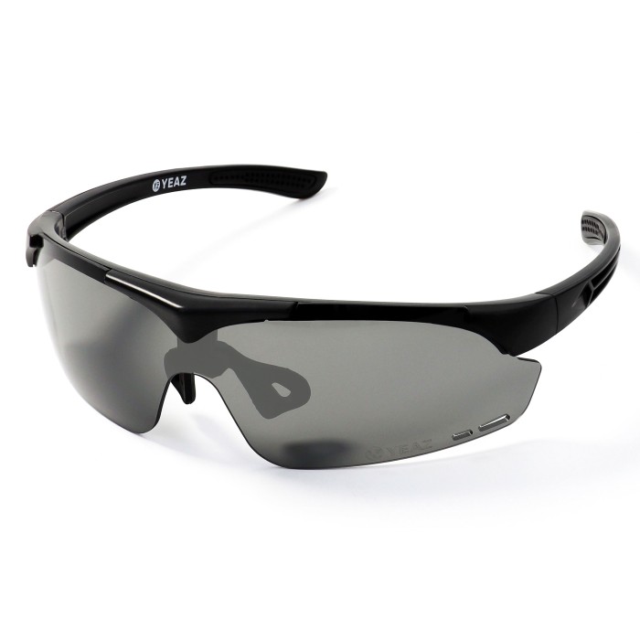 SUNUP Lunettes de soleil de sport magnétiques - noir mat