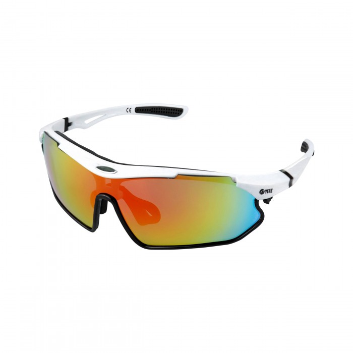 SUNRAY Sport-Sonnenbrille weiß/schwarz/rot